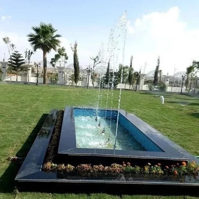 تصميم وتنفيذ الشلالات والنوافير