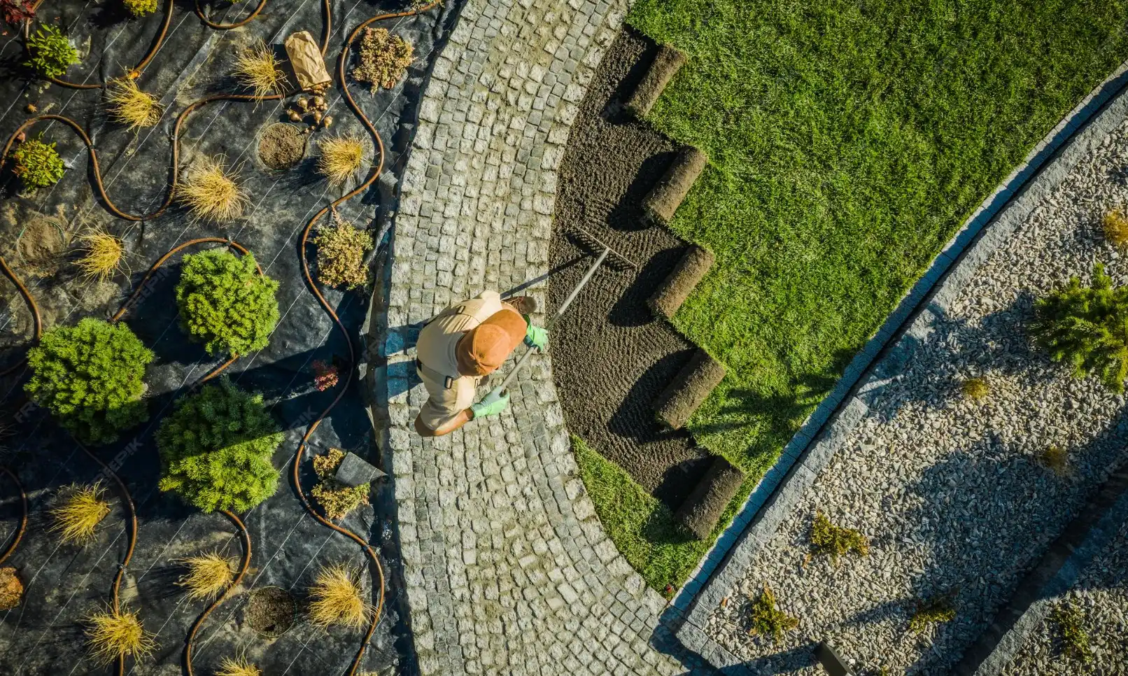 تنسيق حدائق جدة ومكة